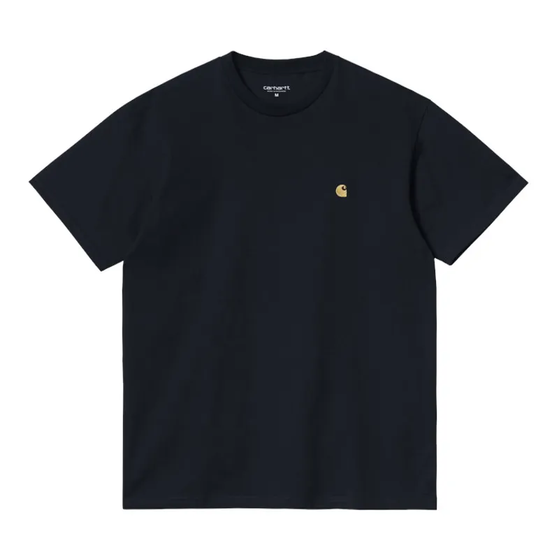 Carhartt WIP Chase T-Shirt - Dark Navy/Gold
